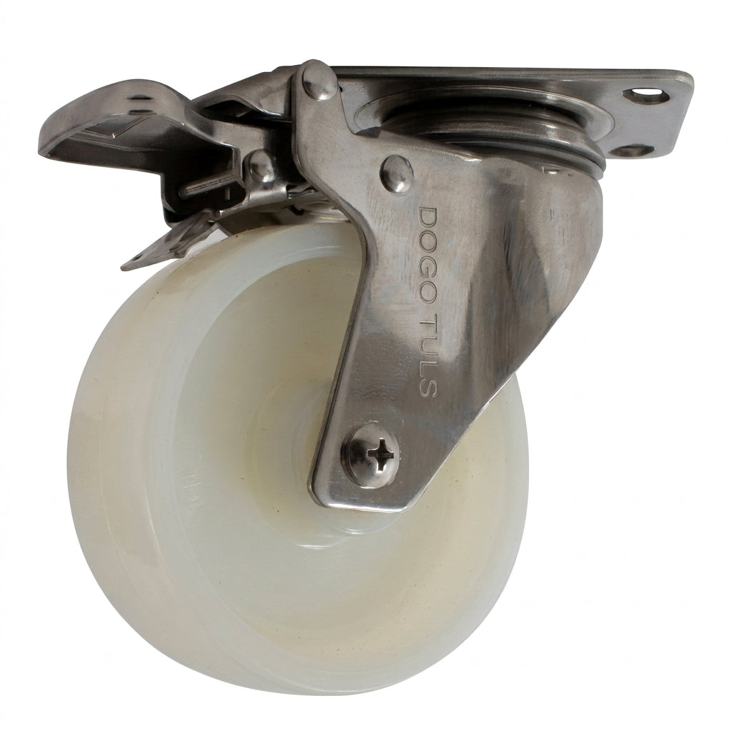 RODAJA ACERO INOX -PVC